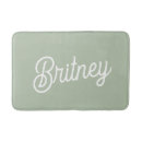 Search for monogrammed bath mats Girly