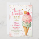 Search for scoop birthday invitations Two scoops party
