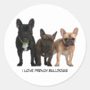 Search for french bulldog love stickers Animal