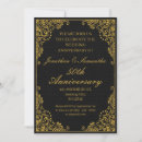 Search for gold and black 50th anniversary invitations Celebration