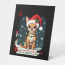 Search for christmas tabletop signs Puppy