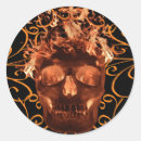 Search for orange flame stickers Halloween