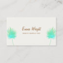 Search for palm leaf business cards Ocean
