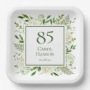 Search for 85th birthday plates Floral