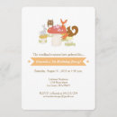 Search for woodland creatures invitations Squirrel