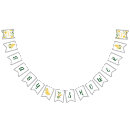 Search for baby name bunting flags For her