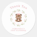 Search for forest birthday stickers Pink