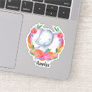 Search for white flower wreath stickers Cute