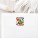 Search for school bus yellow return address labels Back to school