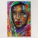 Search for faces abstract art puzzles Girl