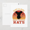 Search for rat lovers postcards Pet