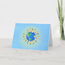 Search for peace on earth postcards Bright