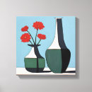 Search for black and white flowers canvas prints Abstract