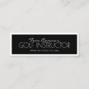 Search for golf trainer business cards Golfer