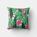 Search for tropical jungle cushions Monstera leaves