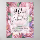 Search for 90th birthday party decor 90 and fabulous