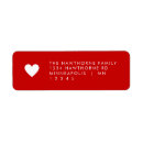 Search for with heart return address labels Typography
