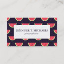 Search for watermelon business cards Pattern