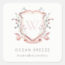 Search for watercolor monogram stickers Wildflower