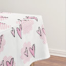 Search for pink hearts tablecloths Cheap