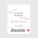 Search for opinion stickers Abortion