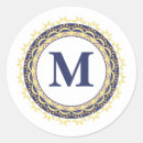 Search for circle monogram stickers Classy