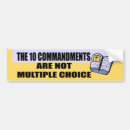 Search for commandment bumper stickers Religion
