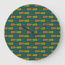 Search for teal abstract clocks Black