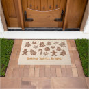 Search for christmas gingerbread doormats Festive