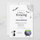 Search for witch baby shower invitations Cauldron