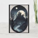 Search for castle at night cards Spooky
