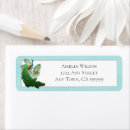 Search for teal bird return address labels Elegant