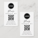 Search for follow us business cards Social media