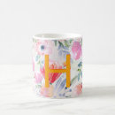 Search for pink watercolor flowers mugs Purple