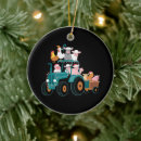 Search for tractor christmas tree decorations Xmas