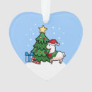 Search for funny llama christmas tree decorations Cute