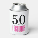 Search for 50th birthday can coolers Modern typography