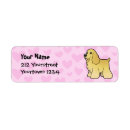 Search for cocker spaniel return address labels Animal