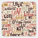 Search for vintage valentine stickers Typography