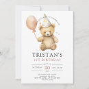 Search for watercolor 1st birthday invitations Whimsical