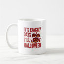 Search for countdown mugs Halloweenparty
