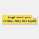 Search for turn signal bumper stickers Joke