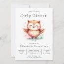 Search for unique owl invitations Watercolor