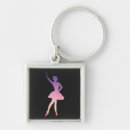 Search for ballet dancer key rings Modern