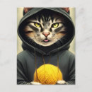 Search for balls of yarn postcards Cute