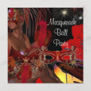 Search for black masquerade party invitations Ball