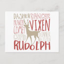 Search for rudolph postcards Reindeer