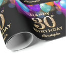 Search for old man wrapping paper Happy birthday