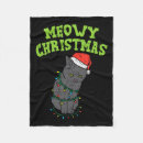 Search for christmas black cat blankets Funny
