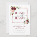 Search for floral housewarming party invitations Change of address